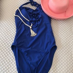 Talbots Halter SwimSuit